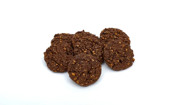 Biscuits Maison Chocolat Aux Céréales — Photo