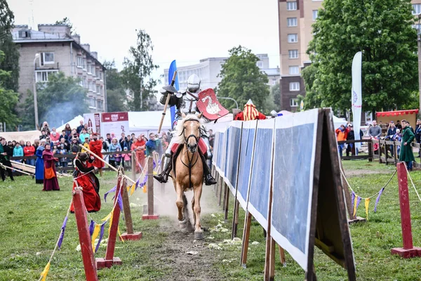 Фестиваль Реконструкции Кубка Александра Невского 2019 — стоковое фото