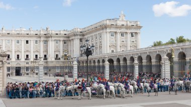 Changing of the Guard Guard, Madrid clipart