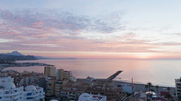 Amanecer en El Campello — Foto de Stock