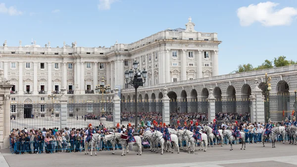 Muhafız kıtası, Madrid değiştirme Stok Fotoğraf