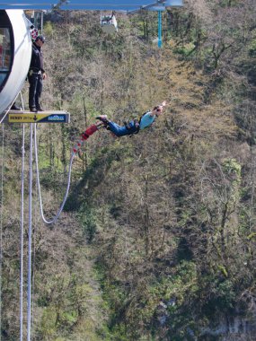 Akhshtyr gorge yaya köprüsü