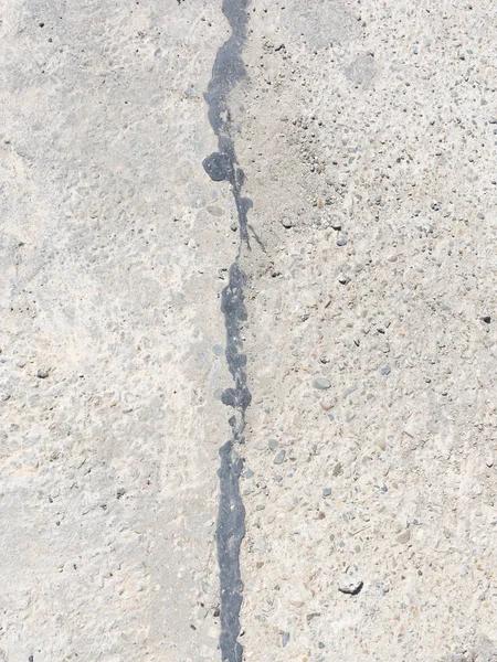 Gecementeerd crack in beton — Stockfoto