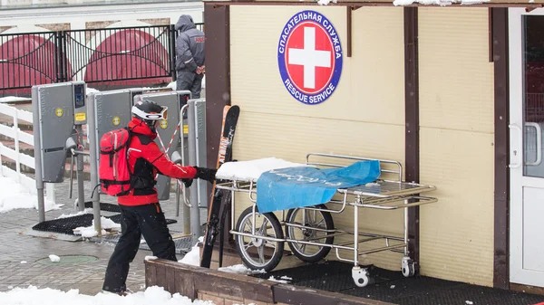 Servizio medico in montagna a Sochi — Foto Stock