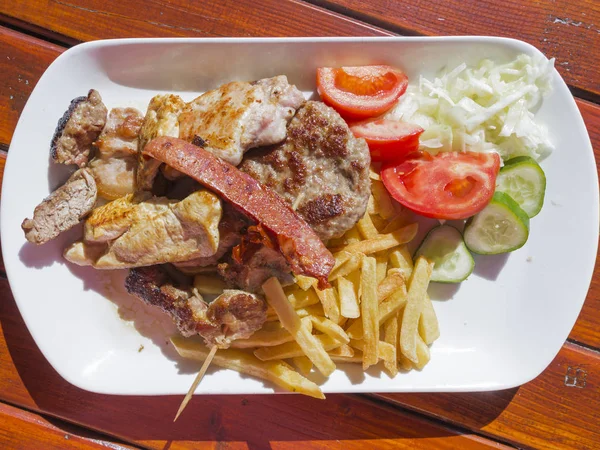 Sabroso plato de carne — Foto de Stock