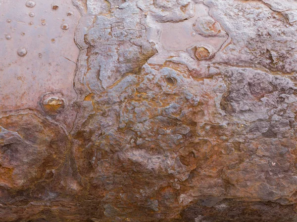 Oberfläche aus rostigem Metall — Stockfoto