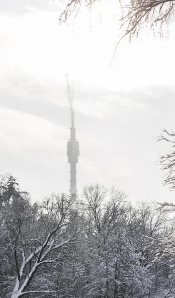 Bulutlar, Moskova Ostankino Kulesi gölge