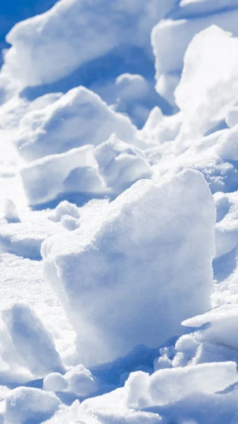 Fantasie-Abstraktion von vertikalem Schnee — Stockfoto