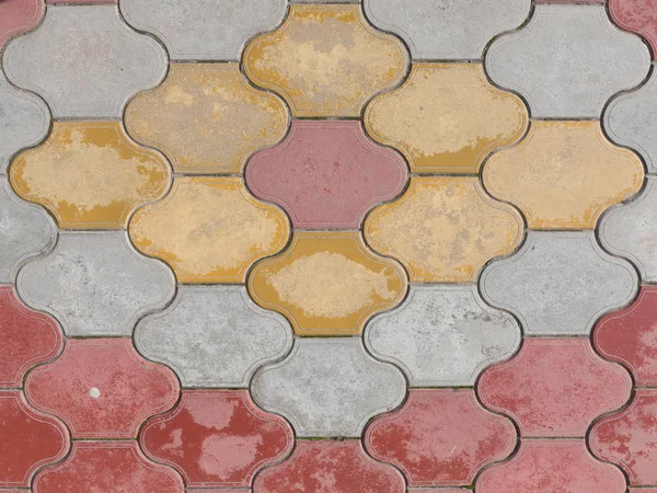 Concrete street tiles — Stock Photo, Image