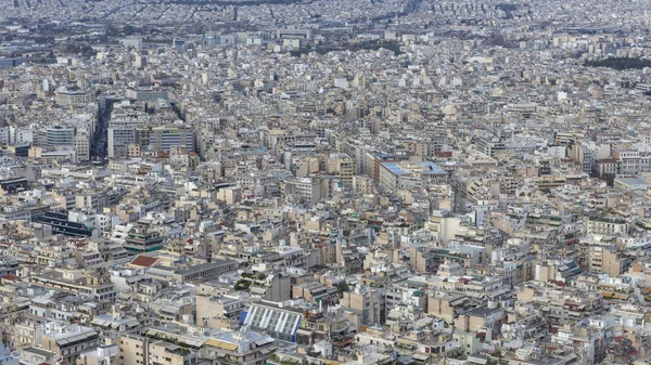 Tät stadsutveckling i Aten — Stockfoto