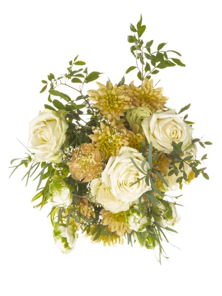 Bouquet of flowers top view — Stock Photo, Image
