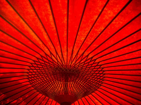 Japoński papier czerwony parasol wzór tła — Zdjęcie stockowe