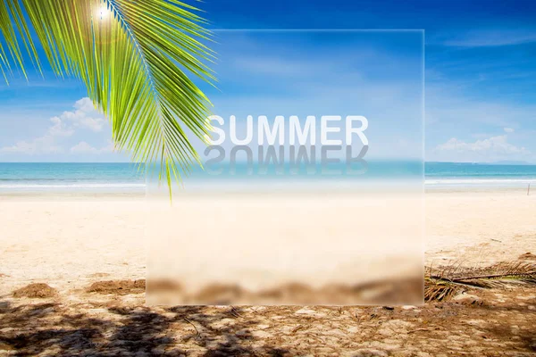 Summer beach concept for background — Stock Photo, Image