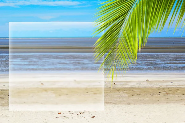 Concept de plage d'été pour fond — Photo