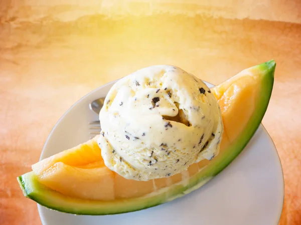 Melón helado el postre de verano — Foto de Stock