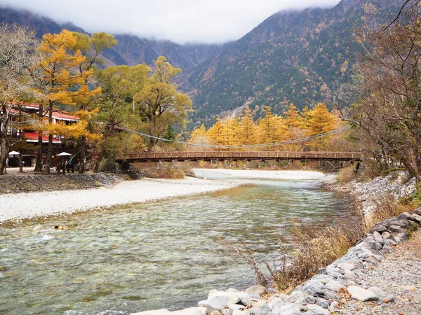 Kamikochi Milli Parkı Güz, Nagano, Japonya Peyzaj