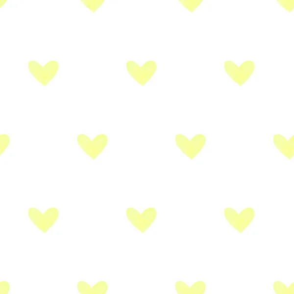 Seamless pattern with watercolor hearts. Romantic love hand drawn backgrounds texture. For greeting cards, wrapping paper, packaging, wedding, birthday, fabric, textile, Valentine's Day, mother's Day — Stock Photo, Image