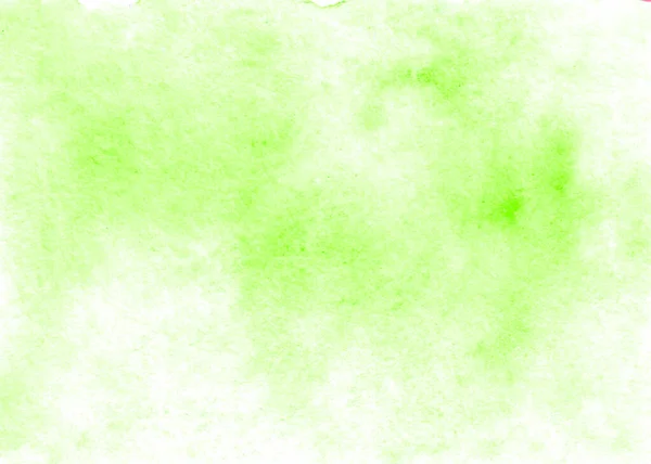 Akvarel abstraktní pastelově zelené pozadí — Stock fotografie
