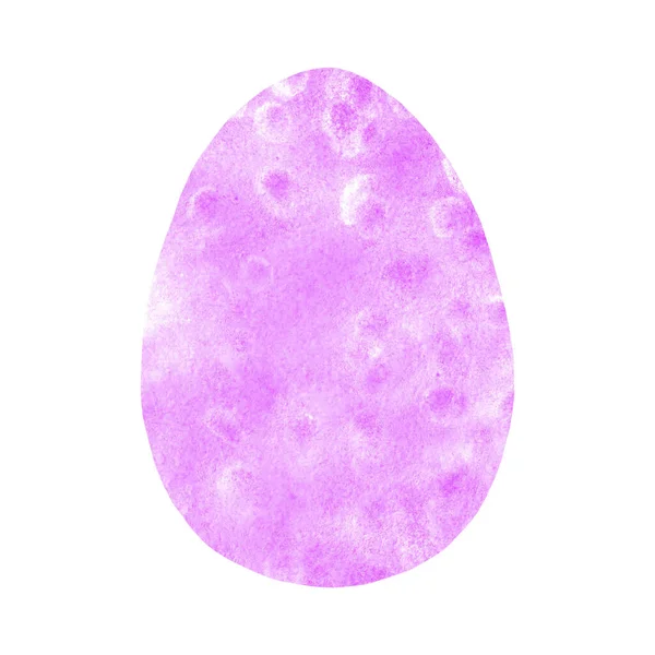 Huevo abstracto acuarela. Elementos de Pascua, fondos y texturas. Aislado, dibujado a mano y tallado — Foto de Stock