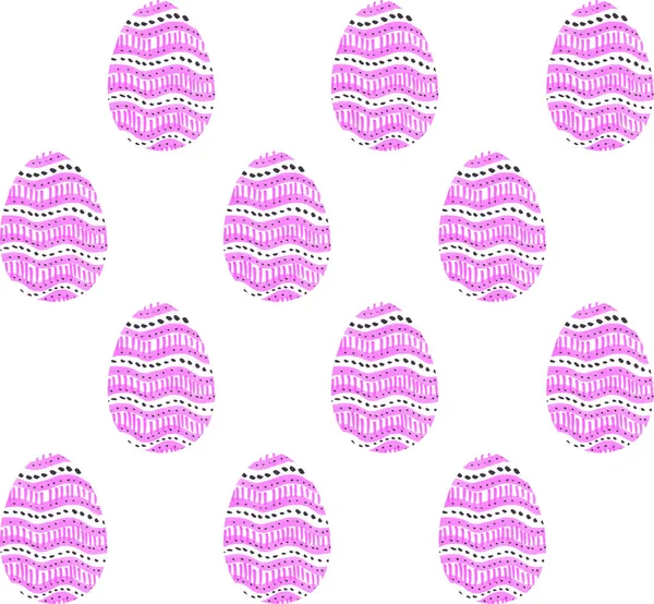 Seamless pattern, backgrounds, textures of colored abstract Easter eggs. Watercolor decorative drawing — Stock Photo, Image