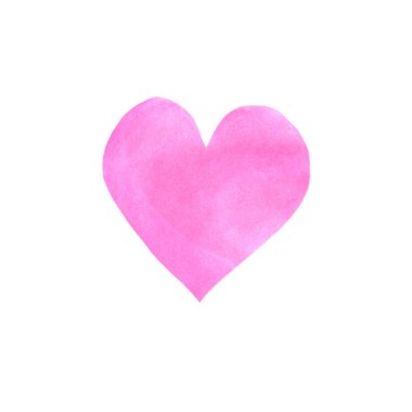 El yapımı suluboya kalp dokusu aşkı. Sevgililer Günü geçmişi