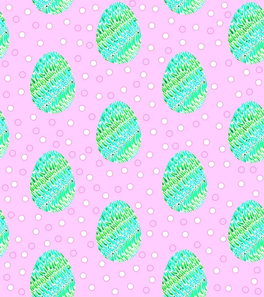 Бесшовный рисунок, фон, текстуры разноцветных абстрактных пасхальных яиц. Акварель — стоковое фото