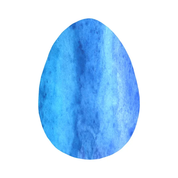 抽象的な卵の水彩 イースターの要素 テクスチャ 孤立し手で描かれ彫刻された — ストック写真