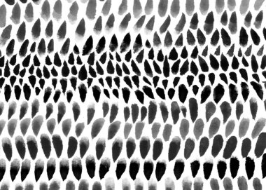 Soyut arkaplan. Fırça darbeleri suluboya, boya lekeleri. Çocuklar el çizimi yapar, siyah ve beyaz..