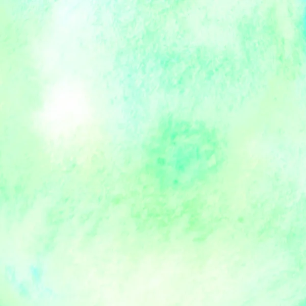 Зелена Абстрактна Макро Акварельна Текстура Паперу Намальована Рукою Вологий Пензлик — стокове фото