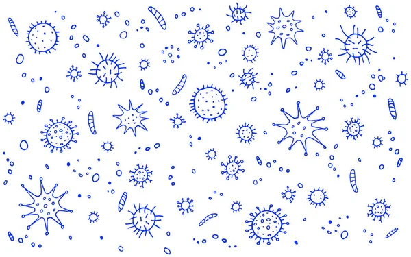 Virus Coronavirus Contexte Modèle Cadre Avec Contour Molécules Cellules Infection — Photo