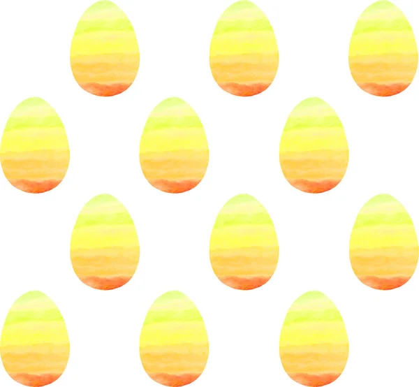 Seamless Pattern Backgrounds Textures Colored Abstract Easter Eggs Watercolor Decorative — Stock Photo, Image