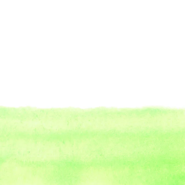 Slunečná Louka Krajina Zelenou Trávou Abstraktní Letní Akvarel Pozadí Skvrna — Stock fotografie