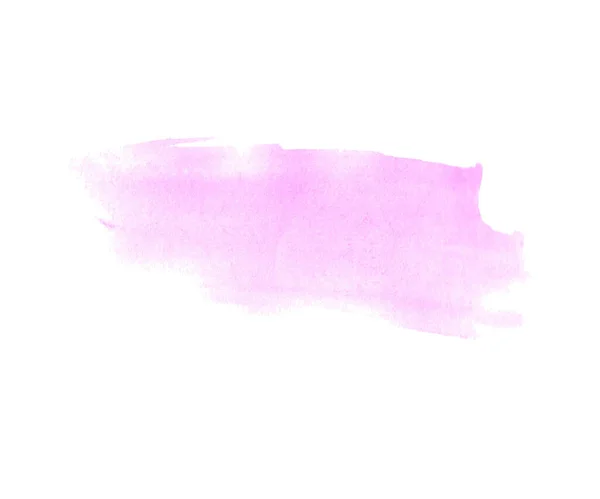Abstrakt Aquarelle Färg Våt Pensel Färg Stroke Randig Element För — Stockfoto