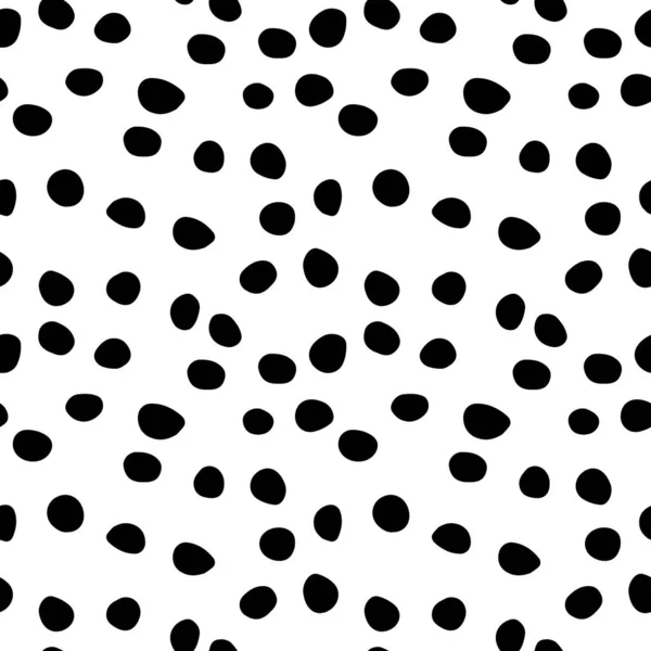 Hintergrund Gepunktet Nahtloses Muster Zufällige Punkte Kreise Tierhaut Design Für — Stockvektor