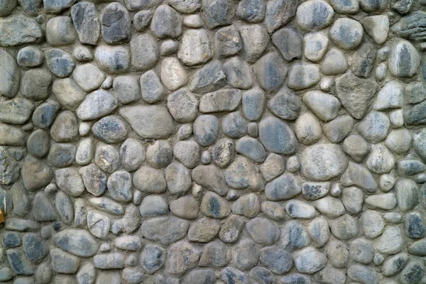 Γκρι Στρογγυλή Πέτρα Τοίχο Υφής Για Αφηρημένο Φόντο — Φωτογραφία Αρχείου