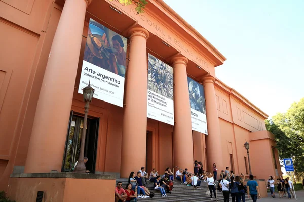 Buenos Aires Argentina Impresionante Fachada Del Museo Nacional Bellas Artes —  Fotos de Stock