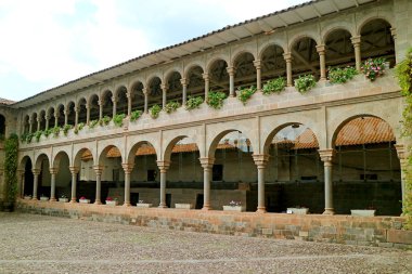 Santo Domingo Manastırı Qoricancha Arkeolojik Sitesi, Cusco, Peru, Güney Amerika