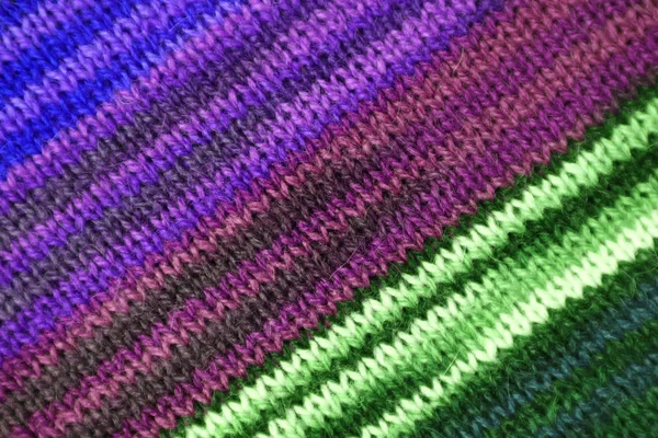 Textura Los Patrones Rayas Diagonales Color Púrpura Verde Tonificado Alpaca — Foto de Stock