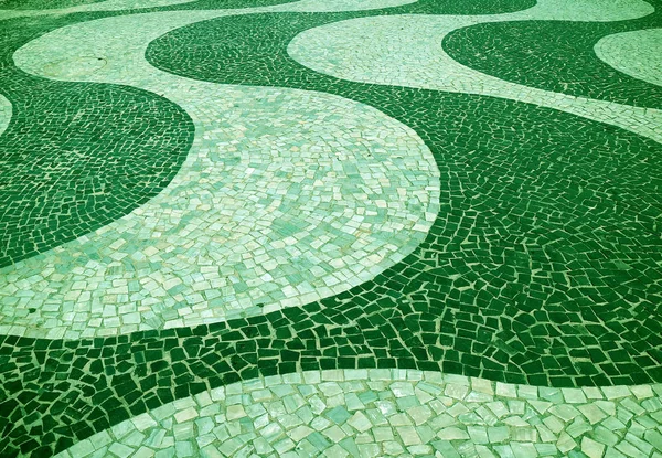 Зеленым Цветом Закрасили Тротуар Фона Баннера — стоковое фото