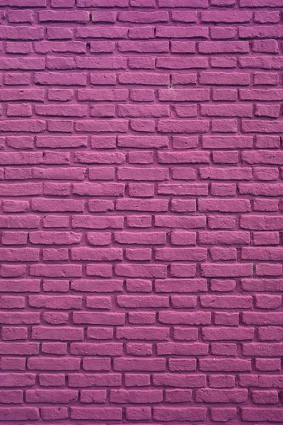 Imagem Vertical Magenta Parede Tijolo Colorido Roxo Para Fundo Bandeira — Fotografia de Stock