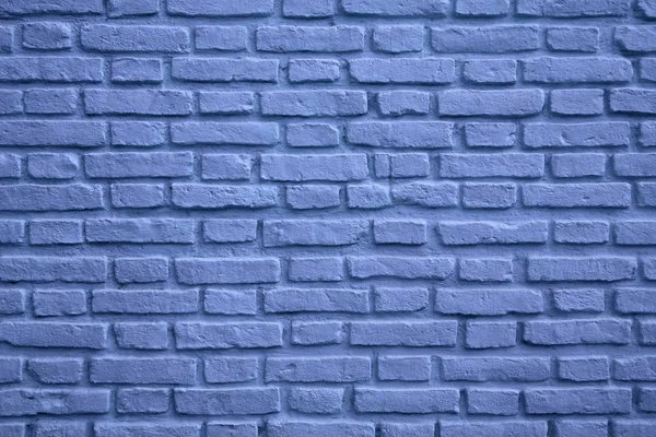 Light Blue Colored Brick Wall for Background, Texture or Pattern