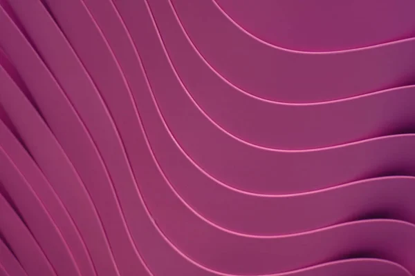 Vivid Red Purple Color Artistic Curve Lines Piled Plastic Bowls — Stock Photo, Image