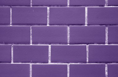 Arkaplan, doku ve desen için Mor Renkli Tuğla Duvar