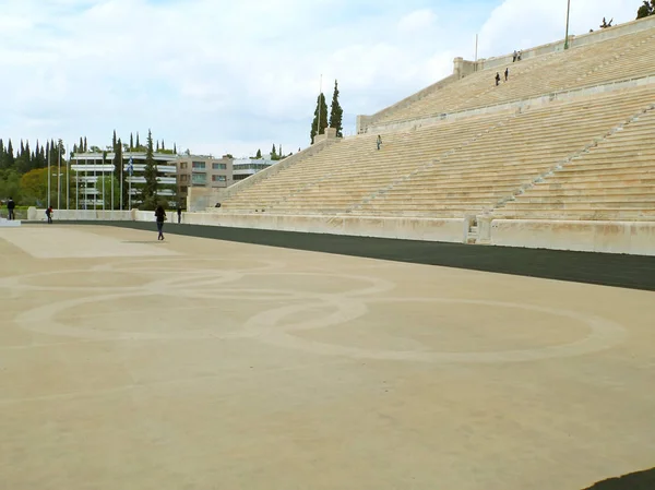 Panathenaic Stadion Régészeti Lelőhely Athénban Görögország — Stock Fotó