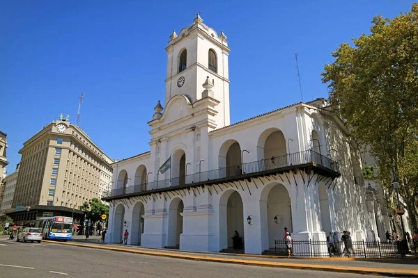Museo Del Cabildo Buenos Aires Antiguo Ayuntamiento Durante Era Colonial —  Fotos de Stock