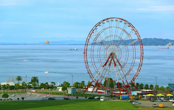 Meter High Ferris Wheel Batumi Boulevard Coast Georgia Black Sea — Fotografia de Stock