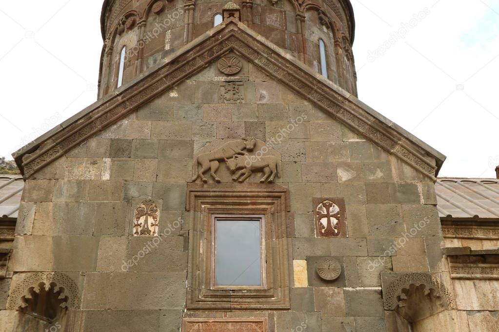 Stunning Carvings of the Southern Facade of Katoghike Church in Geghard Monastery Complex, Armenia