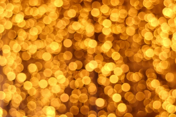 Gradación Color Dorado Las Luces Iluminadas Bokeh — Foto de Stock