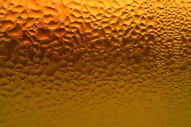 Karışık bitki suyuyla dolu şişede makro yoğunlaşma aşısı.