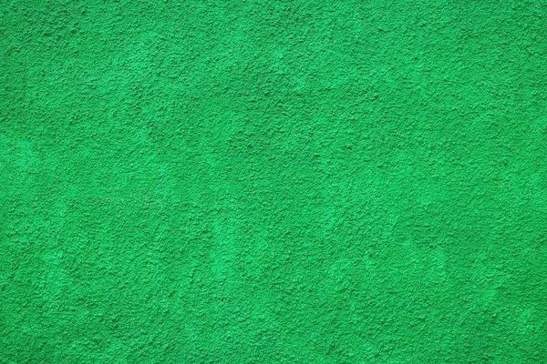 Vista Frontal Parede Concreto Áspero Pintado Verde Vívido Para Fundo — Fotografia de Stock